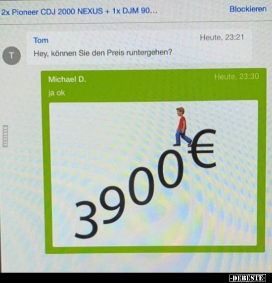 Hey, können Sie den Preis runtergehen?.. - Lustige Bilder | DEBESTE.de
