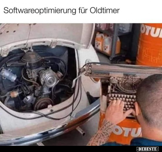Softwareoptimierung für Oldtimer.. - Lustige Bilder | DEBESTE.de