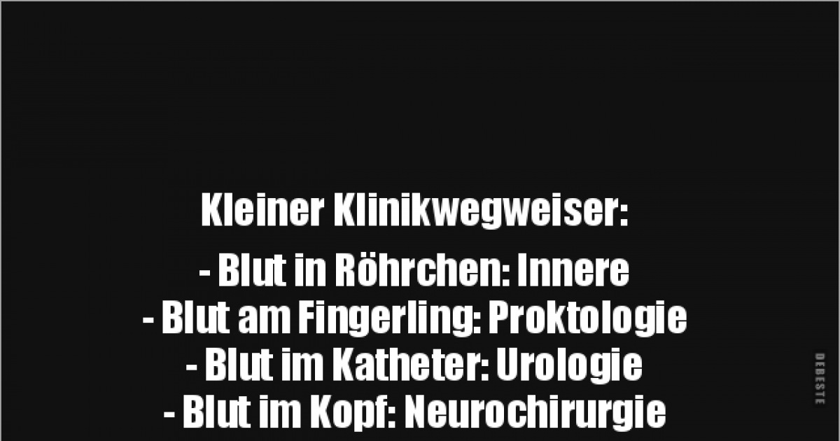 Neue Bilder und Memes - Urologie - lustig, kostenlos - DEBESTE.de