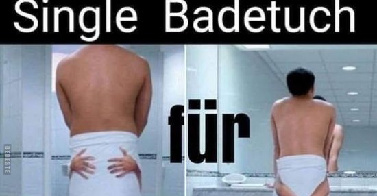 Single Badetuch.. | Lustige Bilder, Sprüche, Witze, echt lustig