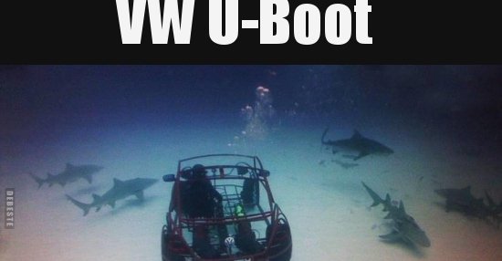 VW U-Boot.. | Lustige Bilder, Sprüche, Witze, echt lustig