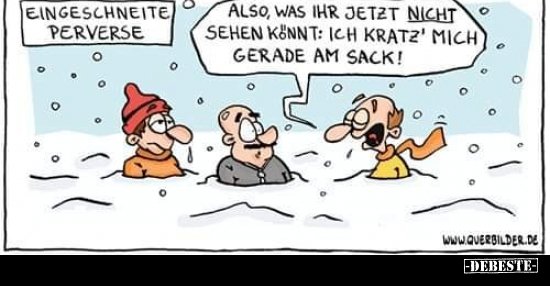 Eingeschneite Perverse... Lustige Bilder, Sprüche, Witze, echt lustig