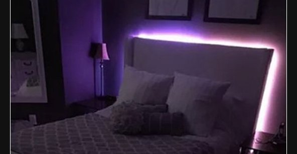 LED-Beleuchtung unter dem Bett und kein Monster schreckt.. | Lustige
