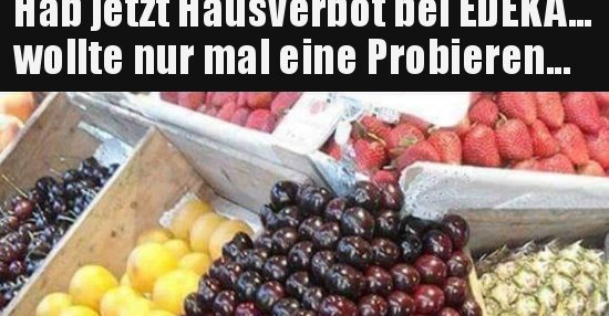 38++ Dann halt nicht sprueche , Hab jetzt Hausverbot bei EDEKA... wollte nur mal eine.. Lustige Bilder, Sprüche, Witze, echt