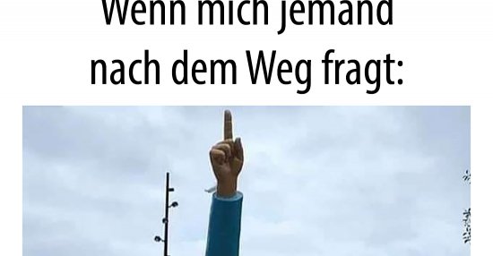 Wenn mich jemand nach dem Weg fragt.. | Lustige Bilder ...