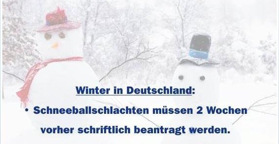 Winter in Deutschland.. Lustige Bilder, Sprüche, Witze, echt lustig