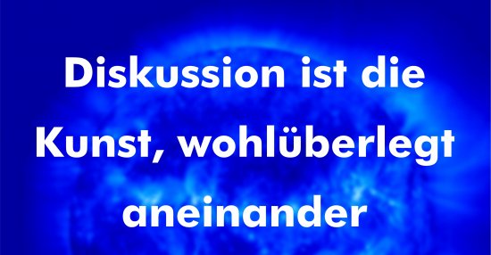 Diskussion... DEBESTE.de