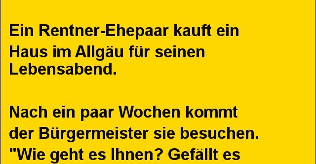 Ein Rentner-Ehepaar kauft ein Haus.. | Lustige Bilder, Sprüche, Witze