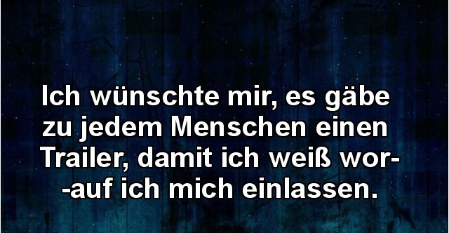 Ich Wünschte Mir, Es Gäbe Zu Jedem Menschen Einen Trailer.. | Lustige  Bilder, Sprüche, Witze, Echt Lustig