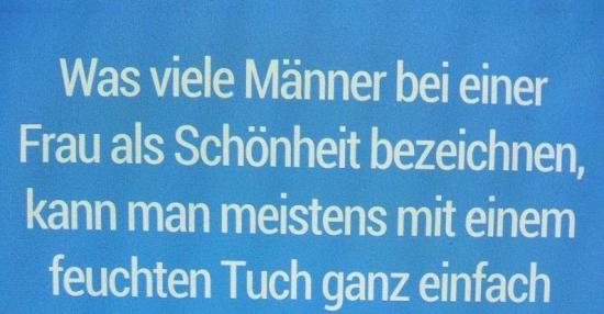 Was viele Männer bei einer Frau als Schönheit bezeichnen.. Lustige