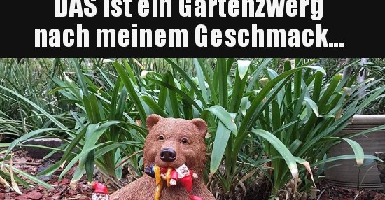 DAS ist ein Gartenzwerg nach meinem Geschmack&hellip; | Lustige Bilder