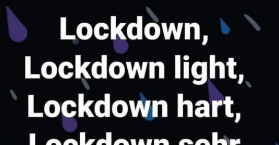 Lockdown, Lockdown light, Lockdown hart.. | Lustige Bilder ...