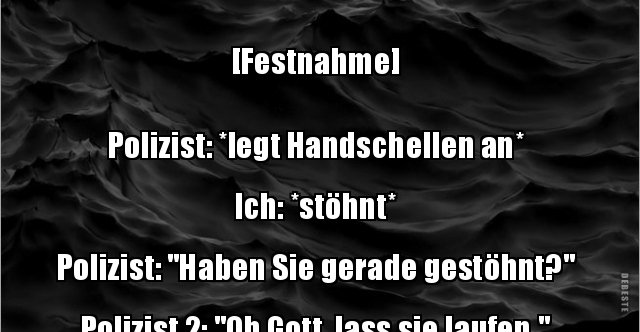 [Festnahme] Polizist *legt Handschellen an*Ich.. Lustige Bilder