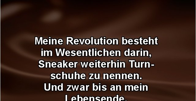 Meine Revolution besteht im Wesentlichen darin... Lustige Bilder