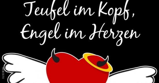 49++ Engel im herz teufel im kopf spruch ideas