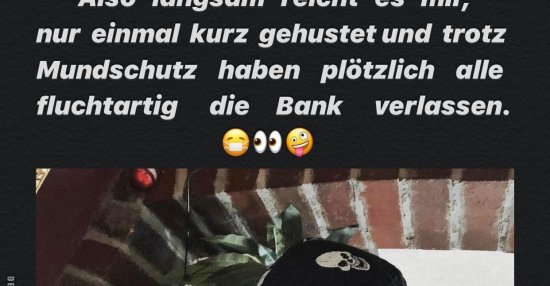 Also langsam reicht es mir, nur einmal kurz gehustet und.. Lustige