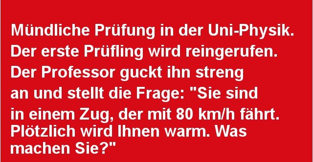 Mundliche Prufung In Der Uni Physik Lustige Bilder Spruche