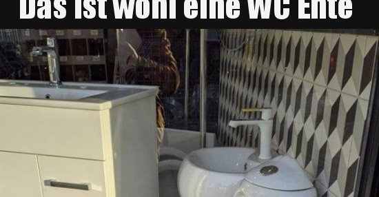 Das ist wohl eine WC Ente.. Lustige Bilder, Sprüche, Witze, echt lustig