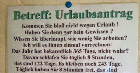 Betreff Urlaubsantrag Lustige Bilder Spruche Witze Echt Lustig