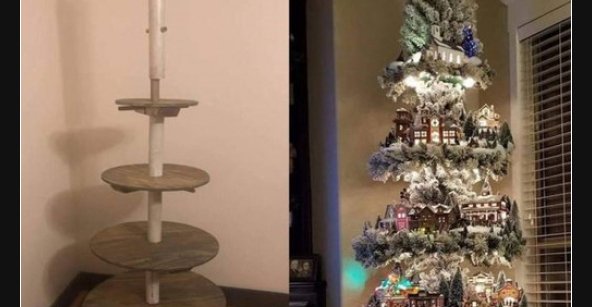 Ein wunderschöner und origineller Weihnachtsbaum.. | Lustige Bilder