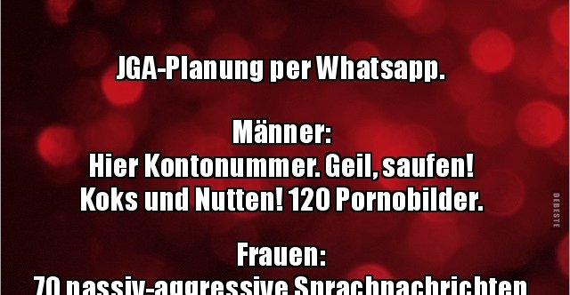 Jga Planung Per Whatsapp Manner Hier Kontonummer Lustige Bilder Spruche Witze Echt Lustig