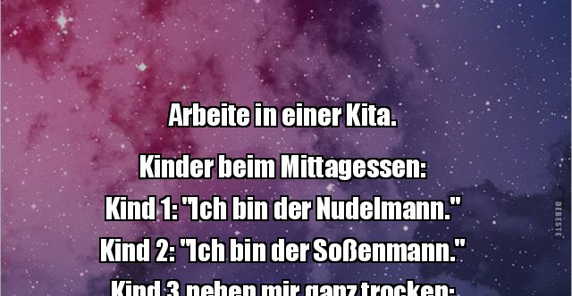 Arbeite in einer Kita. Kinder beim Mittagessen.. | Lustige Bilder