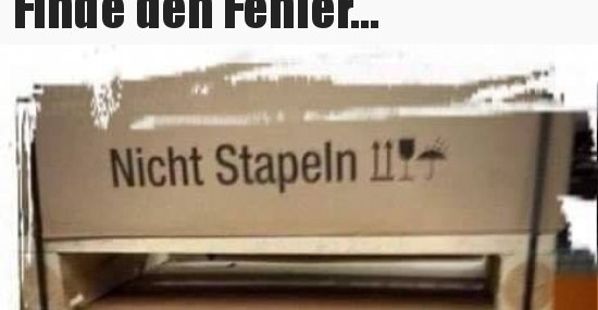 Finde den Fehler&hellip; | Lustige Bilder, Sprüche, Witze, echt lustig