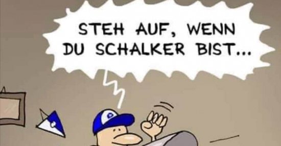 49+ Gemeine sprueche , Steh auf, wenn du Schalker bist... Lustige Bilder, Sprüche, Witze, echt lustig