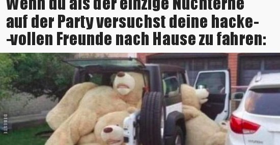 Wenn du als der einzige Nüchterne auf der Party versuchst.. Lustige
