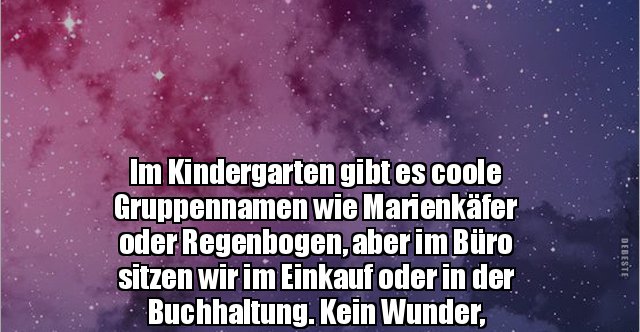 Im Kindergarten gibt es coole Gruppennamen wie Marienkäfer oder