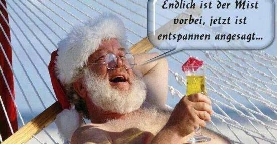 Endlich ist der Mist vorbei, jetzt ist entspannen angesagt.. | Lustige