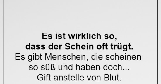 Es ist wirklich so, dass der Schein oft trügt... Lustige Bilder