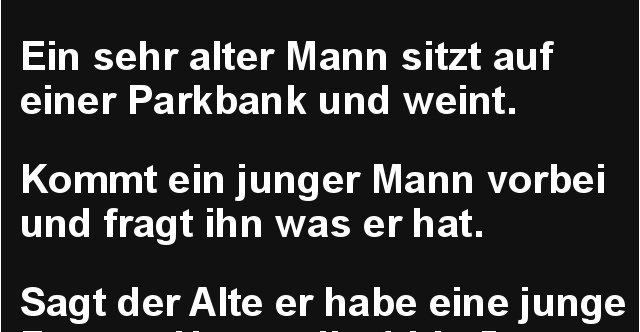 Ein Sehr Alter Mann Sitzt Auf Einer Parkbank Lustige Bilder