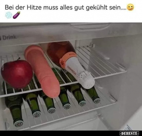 Bei der Hitze muss alles gut gekühlt sein.... - Lustige Bilder | DEBESTE.de