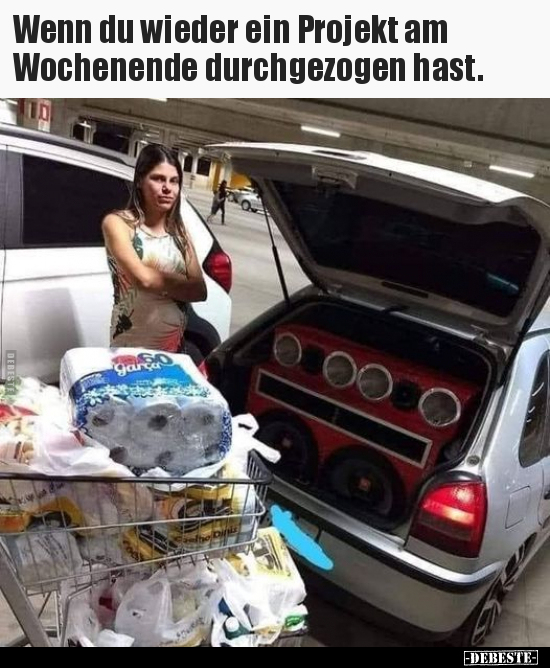 Wenn du wieder ein Projekt.. - Lustige Bilder | DEBESTE.de