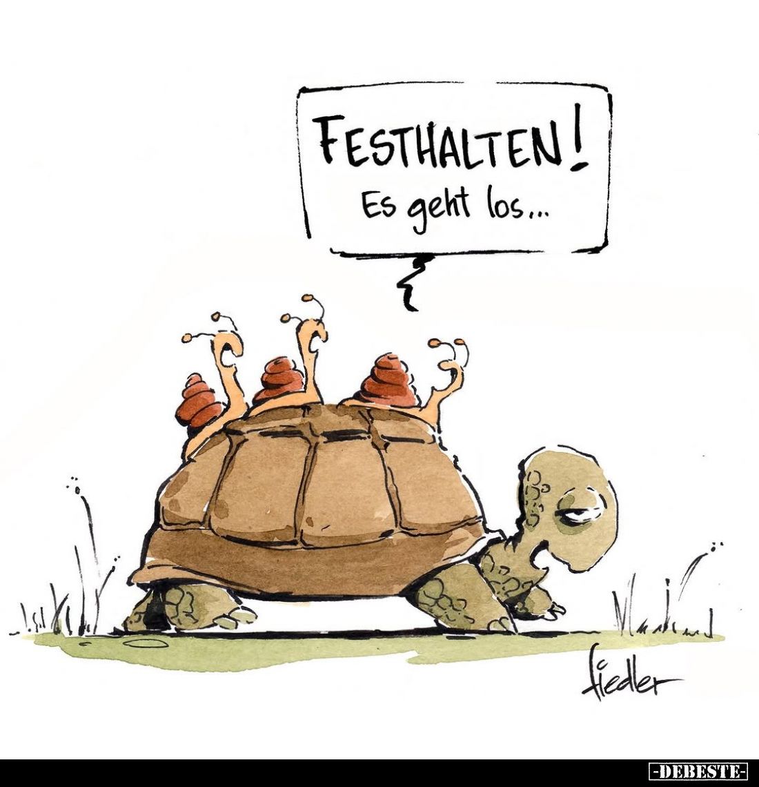 FESTHALTEN! Es geht los...