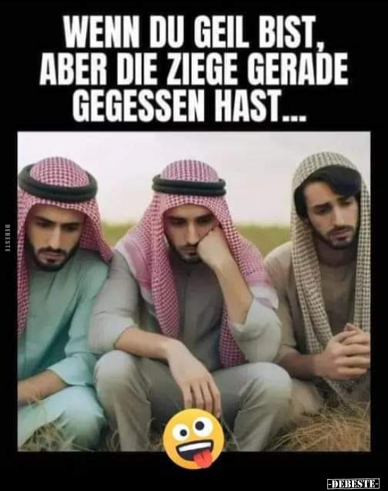 Wenn du geil bist, aber die Ziege gerade gegessen.. - Lustige Bilder | DEBESTE.de