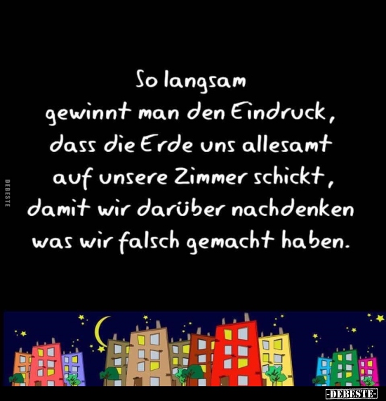 So langsam gewinnt man den Eindruck..