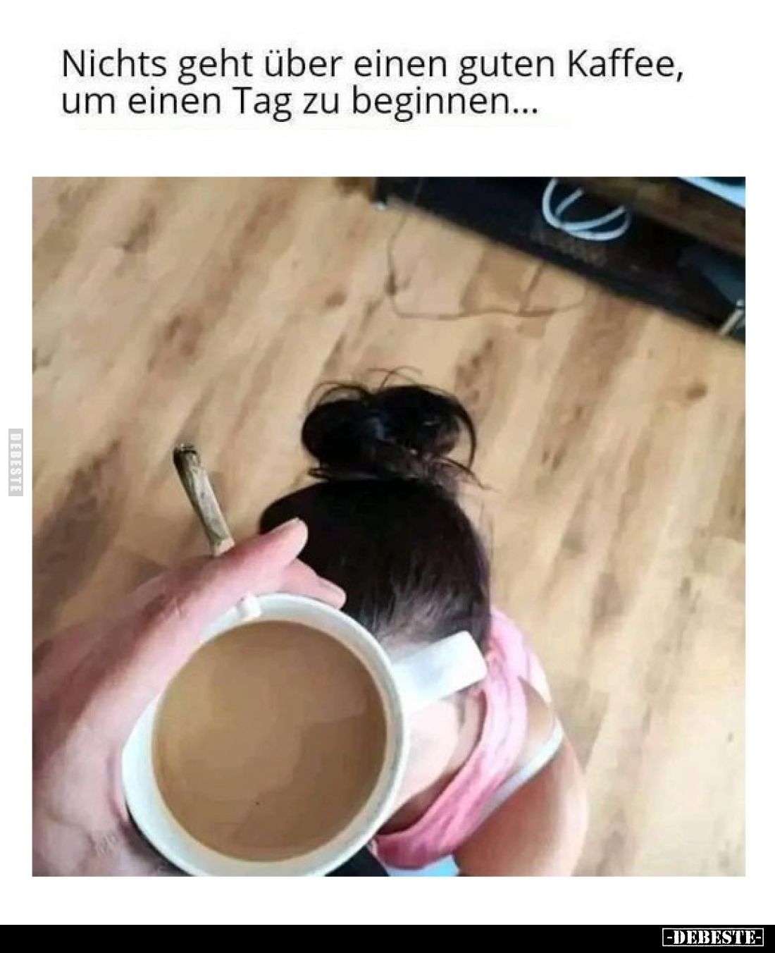 Nichts geht über einen guten Kaffee, um einen Tag zu beginnen...