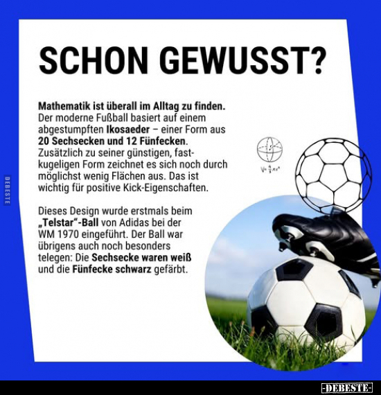 Mathematik, Alltag, Moderne, Fußball