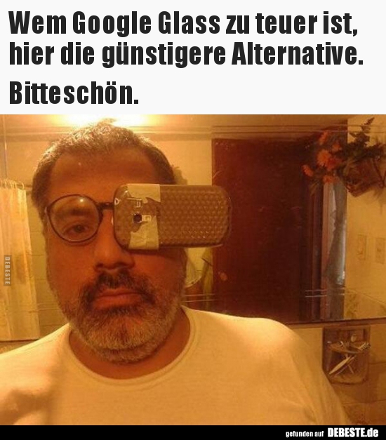 Wem Google Glass zu teuer ist, hier die günstigere..