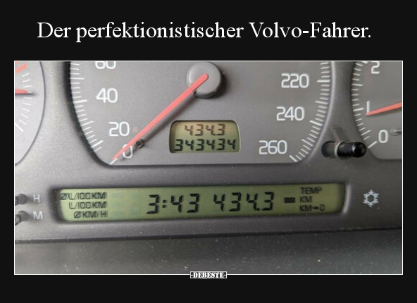 Der perfekte Volvo-Fahrer... - Lustige Bilder | DEBESTE.de