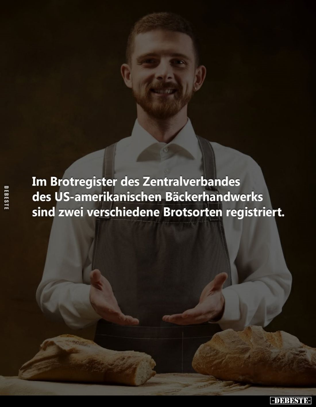 Im Brotregister des Zentralverbandes des US-amerikanischen Bäckerhandwerks sind zwei verschiedene Brotsorten registriert.
