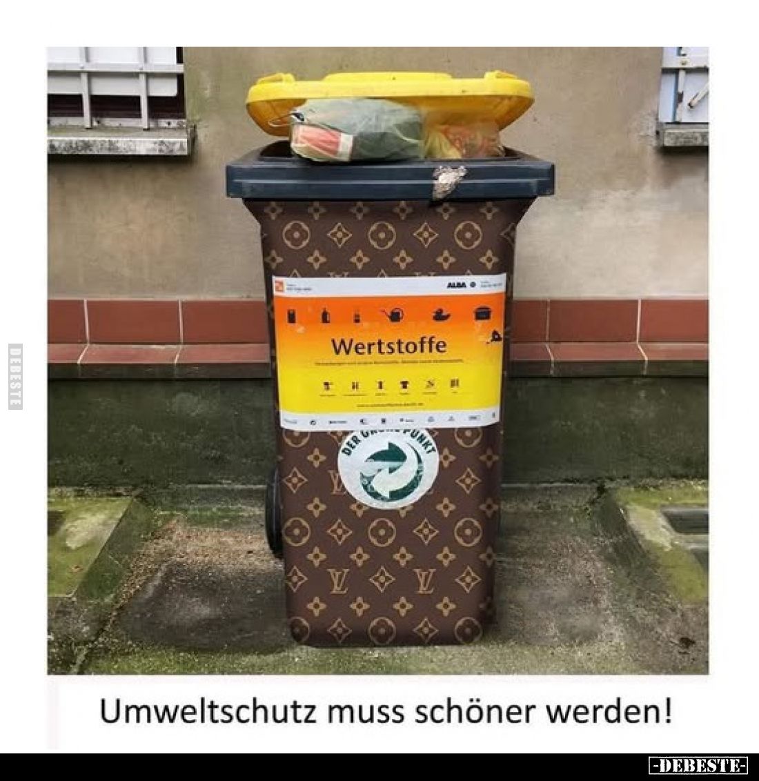 Wertstoffe.
Umweltschutz muss schöner werden!