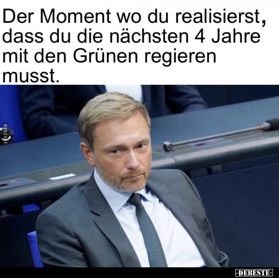Der Moment wo du realisierst, dass du die nächsten 4 Jahre..