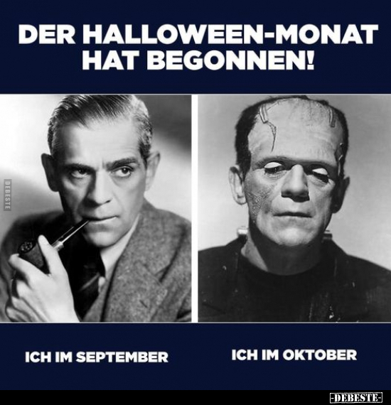 Der Halloween-Monat hat begonnen!.. - Lustige Bilder | DEBESTE.de
