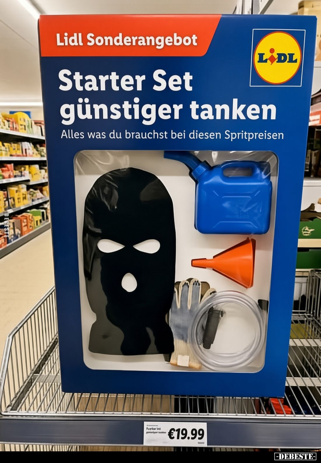 Starter Set günstiger tanken.
Alles was du brauchst bei diesen Spritpreisen.