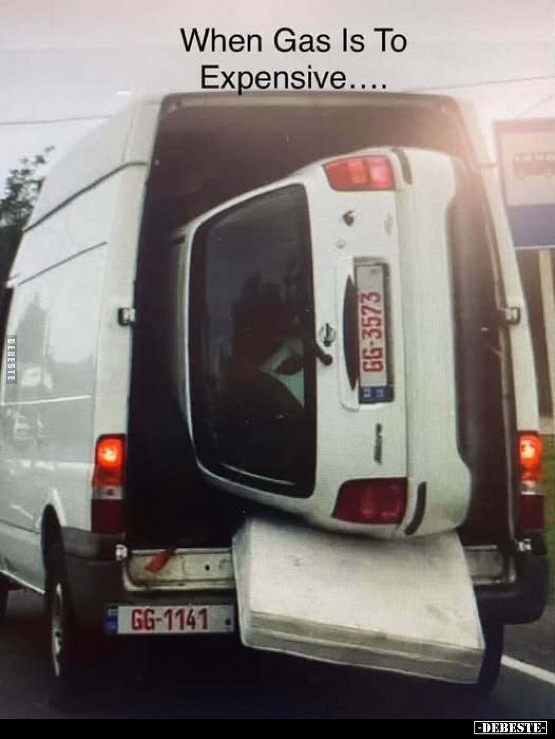 When gas is to expensive....