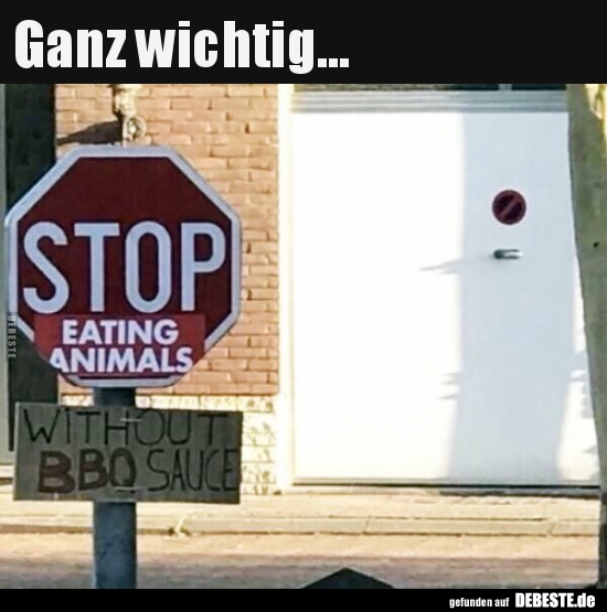 Ganz wichtig...