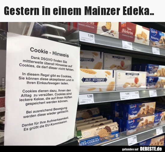 Gestern in einem Mainzer Edeka.. - Lustige Bilder | DEBESTE.de